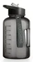 Muitomas WBOTTLE1200BK Botella Deportiva de Agua 1200 ml, Negro, Diseño Ergonómico, A Prueba de Fugas, Con Frases Motivadoras