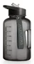 Muitomas WBOTTLE1200BK Botella Deportiva de Agua 1200 ml, Negro, Diseño Ergonómico, A Prueba de Fugas, Con Frases Motivadoras