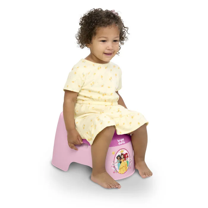 Bright Starts Disney Baby Princesas Orinal de Entrenamiento Ergonómico BRI17854 con Protección Salpicaduras y Cuenco Extraíble