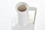 DKD Home Decor Jarrón de Porcelana Blanco 14x14x30 cm