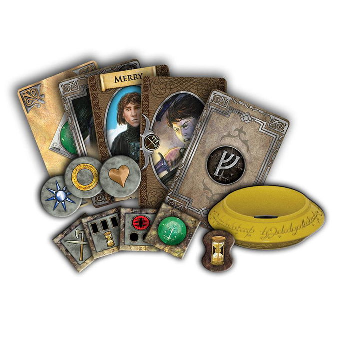 Devir Juego de Mesa El Señor de los Anillos Edición 20 Aniversario - Juego Cooperativo para hasta 5 Jugadores, Diseñado por Reiner Knizia, Basado en la Obra de J.R.R. Tolkien