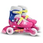 Disney Minnie Patines 2 en 1 Progresivos Tri Skate y Roller en Línea Ajustables Niña Talla 27-30, Ruedas PVC