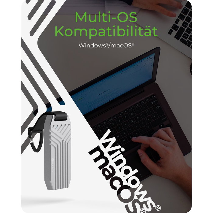 ICY BOX IB-1919M-C42 Caja Externa para SSD M.2 NVMe Aluminio USB4 40Gbps Plata