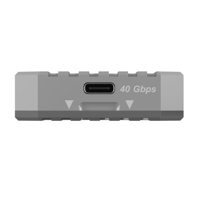 ICY BOX IB-1919M-C42 Caja externa USB4 para M.2 NVMe SSD Plata