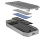 ICY BOX IB-1919M-C42 Caja externa USB4 para M.2 NVMe SSD Plata