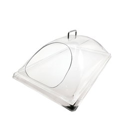 CAMBRO Cubierta abovedada con 1 abertura en lado corto - Transparente