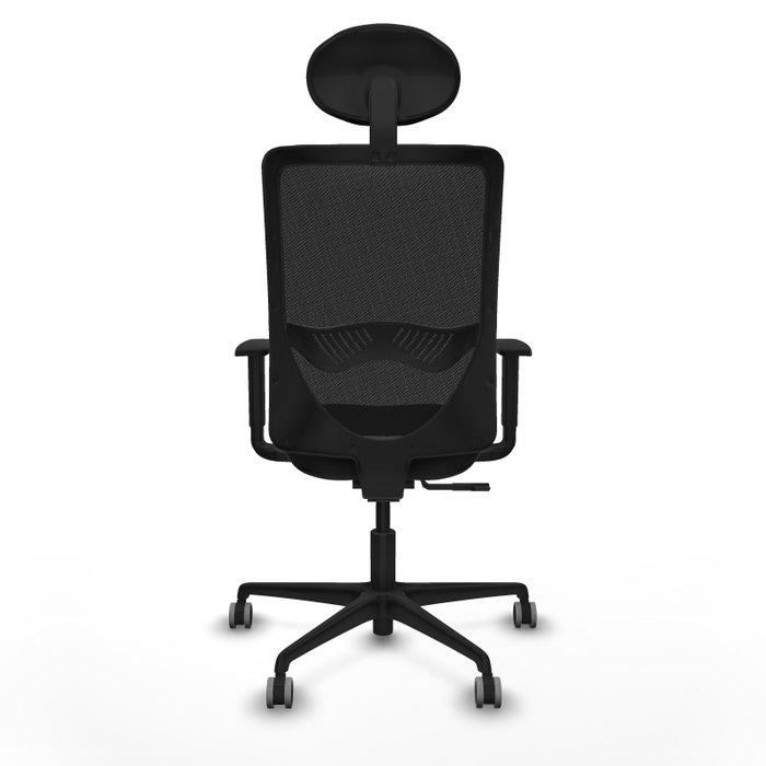 PIQUERAS Y CRESPO Silla de oficina Zulema con mecanismo Sincro y cabecero fijo, Negro PIQUERAS Y CRESPO Silla de oficina Zulema con mecanismo Sincro y cabecero fijo, Negro