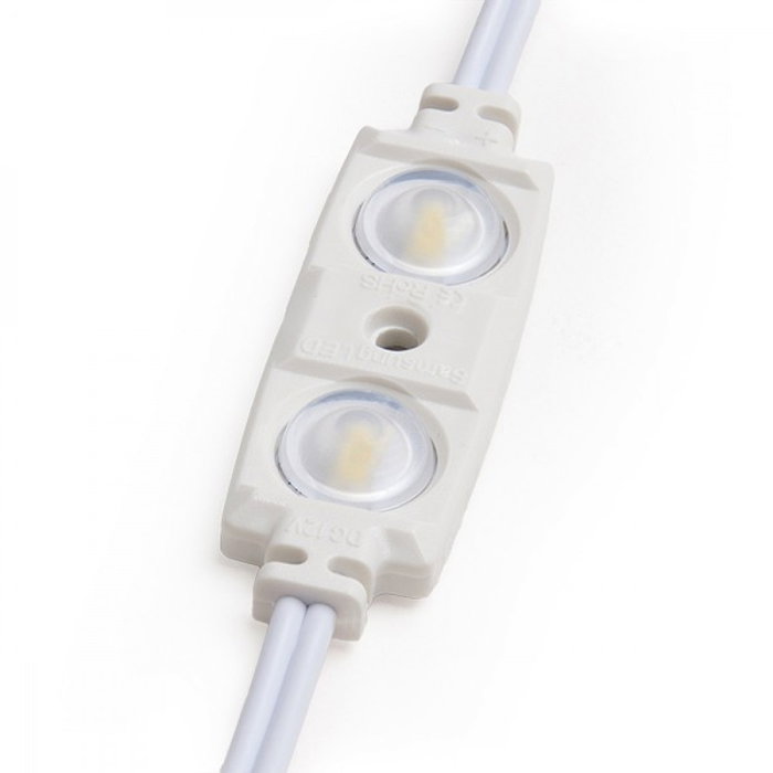 Samsung Módulo de 2 LEDs PRO 5630 Blanco Frío 6000K 1,2W IP67 Samsung Módulo de 2 LEDs PRO 5630 Blanco Frío 6000K 1,2W IP67