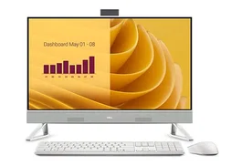 Dell EC27250 PC Todo en Uno Intel Core 5 120U (hasta 5 GHz), 27" Full HD, 16 GB RAM DDR5, SSD 512 GB NVMe, Windows 11 Pro, Wi-Fi 6E, Blanco