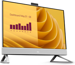 DELL EC27250 Todo en Uno Intel Core 5 120U 16 GB RAM 512 GB SSD 27 pulg Full HD Blanco