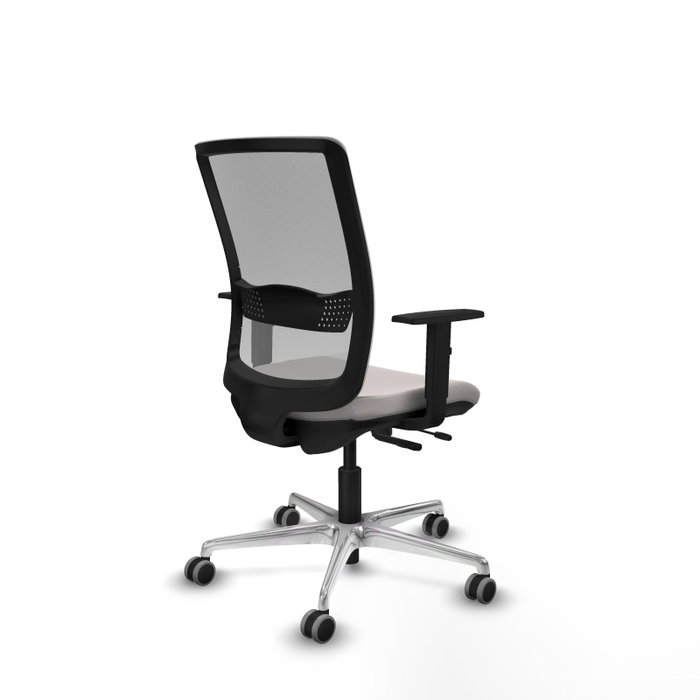 PIQUERAS Y CRESPO Silla de oficina Haches Blanco y Gris
