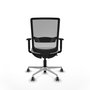 PIQUERAS Y CRESPO Silla de oficina Haches Blanco y Gris