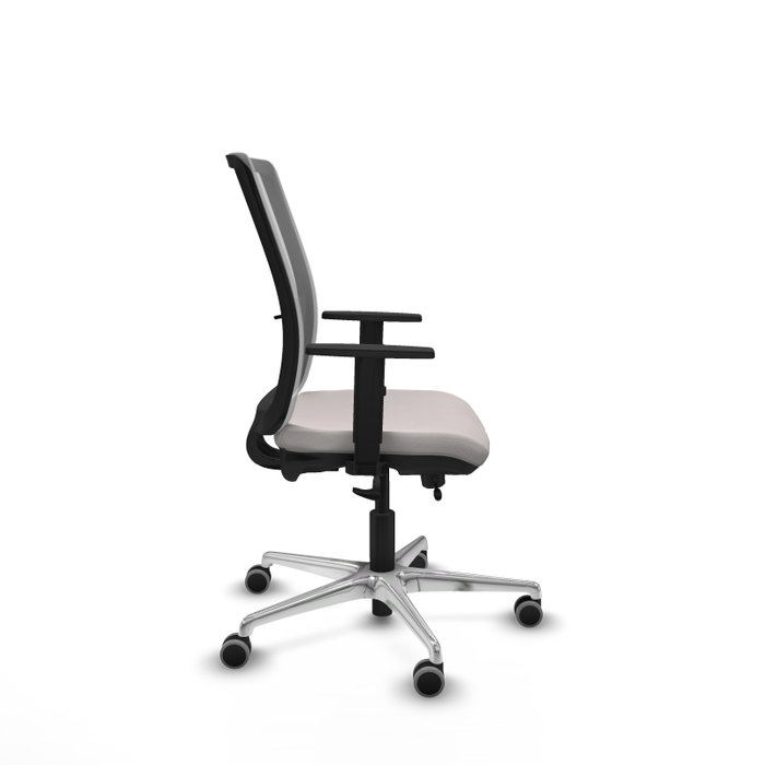 PIQUERAS Y CRESPO Silla de oficina Haches Blanco y Gris