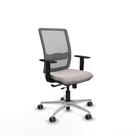 PIQUERAS Y CRESPO Silla de oficina Haches Blanco y Gris