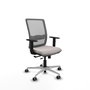 PIQUERAS Y CRESPO Silla de oficina Haches Blanco y Gris