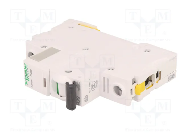 SCHNEIDER ELECTRIC Interruptor magnetotérmico iC60N 32A 1 Polo Característica B SCHNEIDER ELECTRIC Interruptor magnetotérmico iC60N 32A 1 Polo Característica B