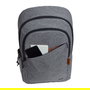 Trust Mochila para Portátil Avana 16" (40.6 cm) Gris 20L Ecológica con Compartimento Acolchado, Resistente al Agua