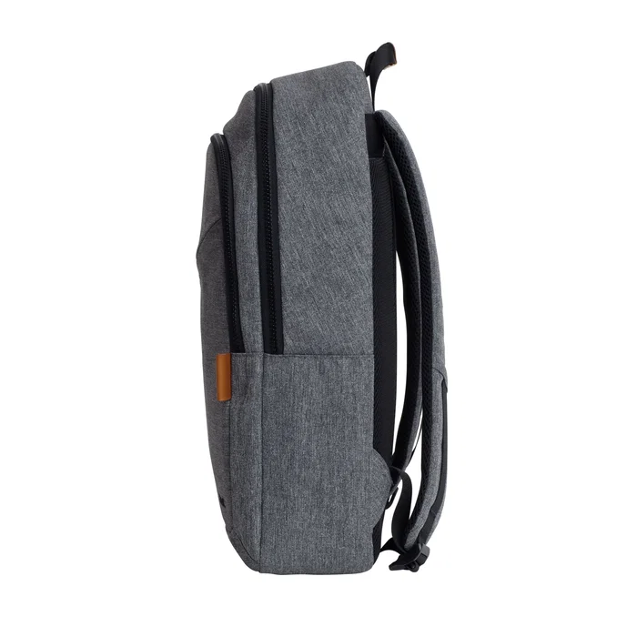 Trust Mochila para Portátil Avana 16" (40.6 cm) Gris 20L Ecológica con Compartimento Acolchado, Resistente al Agua