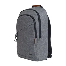 Trust Mochila para Portátil Avana 16" (40.6 cm) Gris 20L Ecológica con Compartimento Acolchado, Resistente al Agua