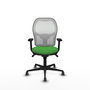 PIQUERAS Y CRESPO Silla de oficina Jorquera Verde y Blanco