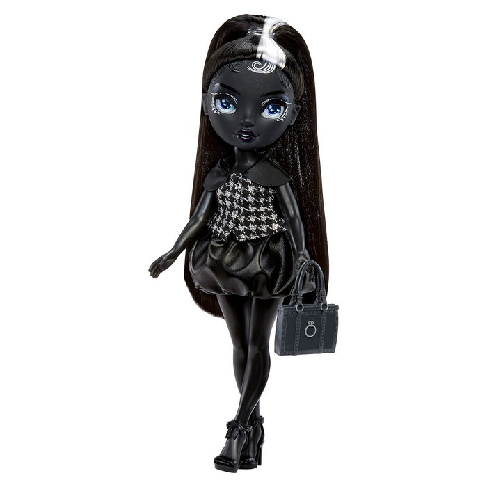 MGA Muñeca Shadow High Entry Shanelle Onyx 570585 - Figura con detalles en moda negra, pelo liso y ojos de cristal