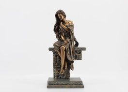 DKD Home Decor Figura de Mujer Cobrizo en Resina