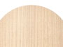 Giftdecor Mesa Auxiliar Acero Tapa Madera Blanca 44.5x44.5x53.5 cm (Set de 6)