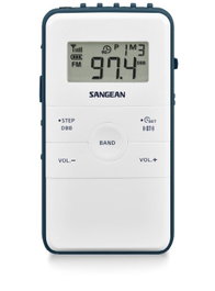 Sangean Radio digital con búsqueda automática y batería recargable