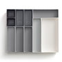 Joseph Joseph Blox Juego de Organizador de Cajones de 10 piezas, Gris