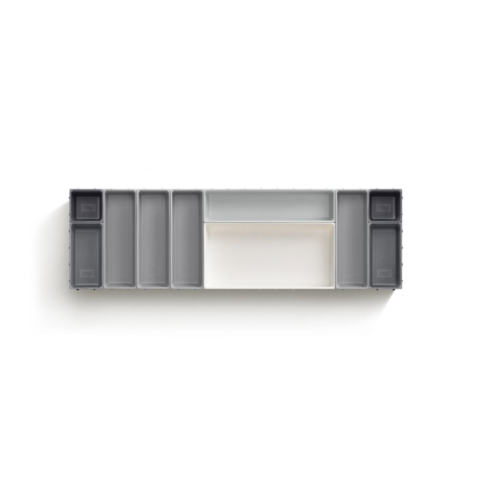 Joseph Joseph Blox Juego de Organizador de Cajones de 10 piezas, Gris