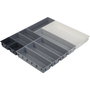 Joseph Joseph Blox Juego de Organizador de Cajones de 10 piezas, Gris