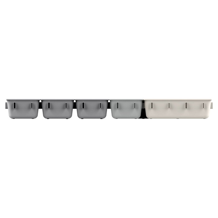 Joseph Joseph Blox Juego de Organizador de Cajones de 10 piezas, Gris