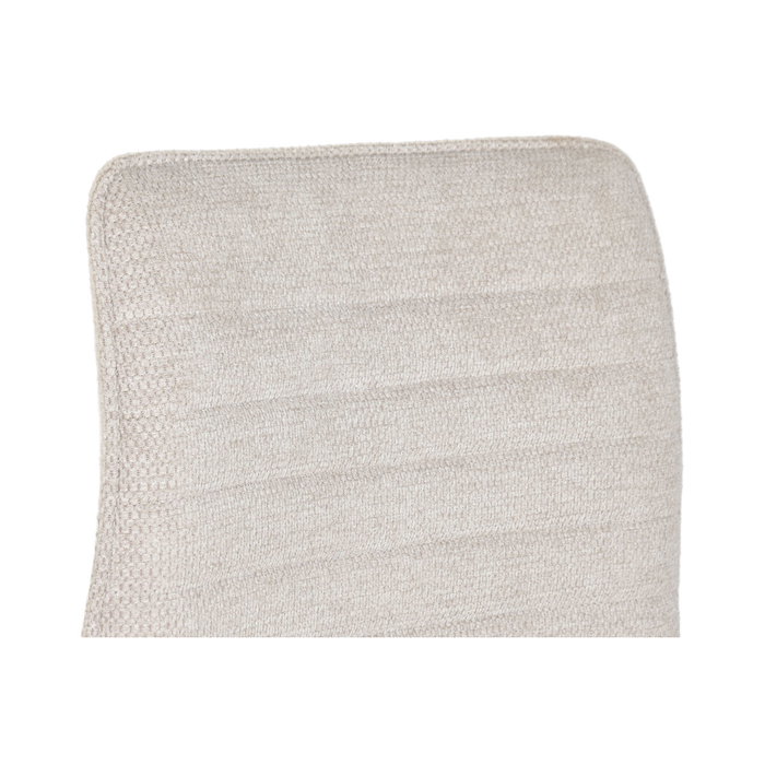 DKD Home Decor Silla de Oficina Beige en Poliéster y Metal DKD Home Decor Silla de Oficina Beige en Poliéster y Metal