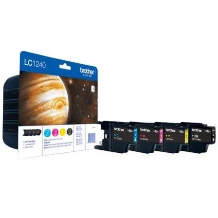 Brother LC1240VALBP Multipack de 4 Cartuchos (BK/C/M/Y) Brother LC1240VALBP Multipack de 4 Cartuchos (BK/C/M/Y)