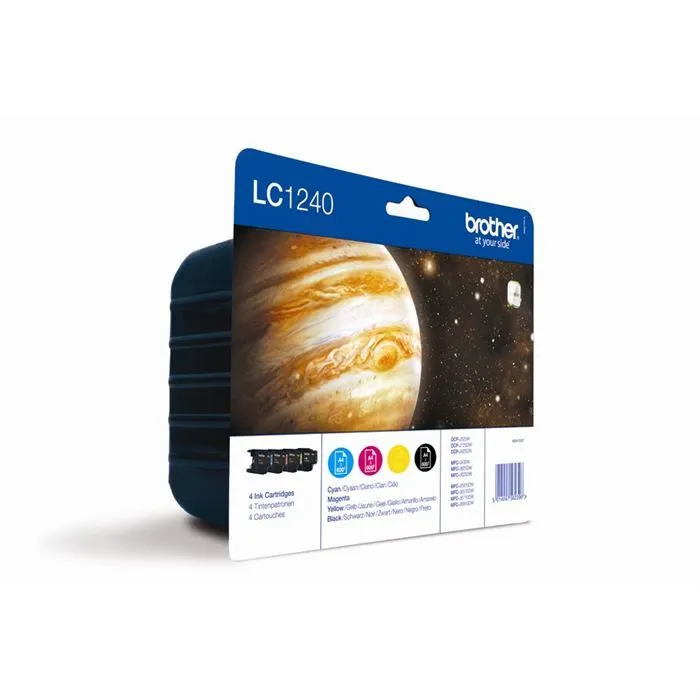 Brother LC1240VALBP Multipack de 4 Cartuchos (BK/C/M/Y) Brother LC1240VALBP Multipack de 4 Cartuchos (BK/C/M/Y)