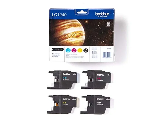 Brother LC1240VALBP Multipack de 4 Cartuchos (BK/C/M/Y) Brother LC1240VALBP Multipack de 4 Cartuchos (BK/C/M/Y)
