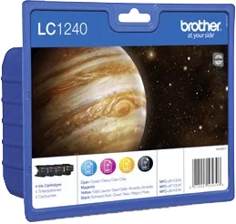 Brother Multipack de 4 Cartuchos LC1240VALBP