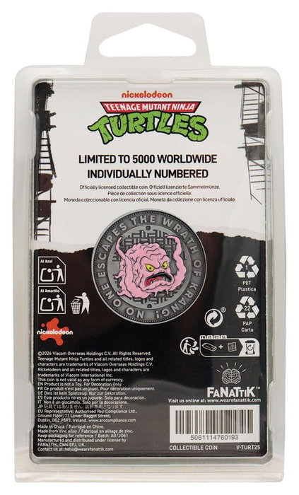Tortugas Ninja Moneda Krang