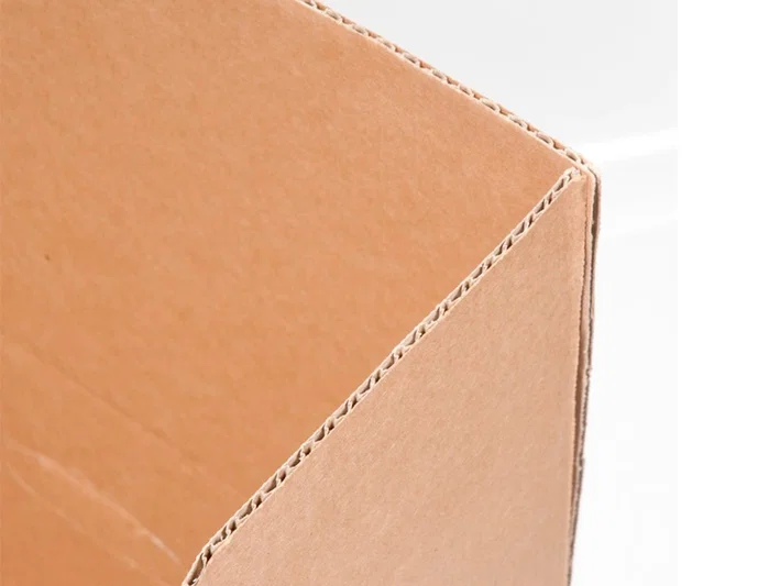 Q-connect Caja para embalar americana con fondo automático, cartón canal simple 3 mm, Kraft, 210x170x110 mm