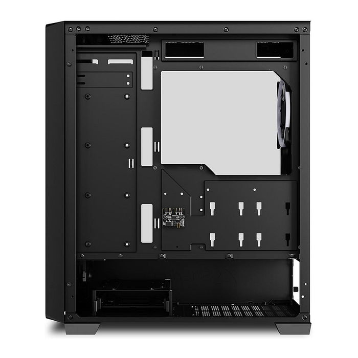 SHARKOON VS8 RGB Midi Tower Negro PC Vidrio Templado ATX Micro ATX Mini-ITX 2x USB 3.2 Gen 1 1x USB 3.2 Gen 2