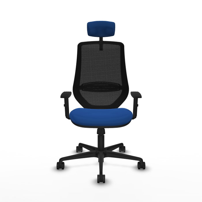 PIQUERAS Y CRESPO Silla de oficina Mardos con Mecanismo Sincro, Azul y Negro PIQUERAS Y CRESPO Silla de oficina Mardos con Mecanismo Sincro, Azul y Negro