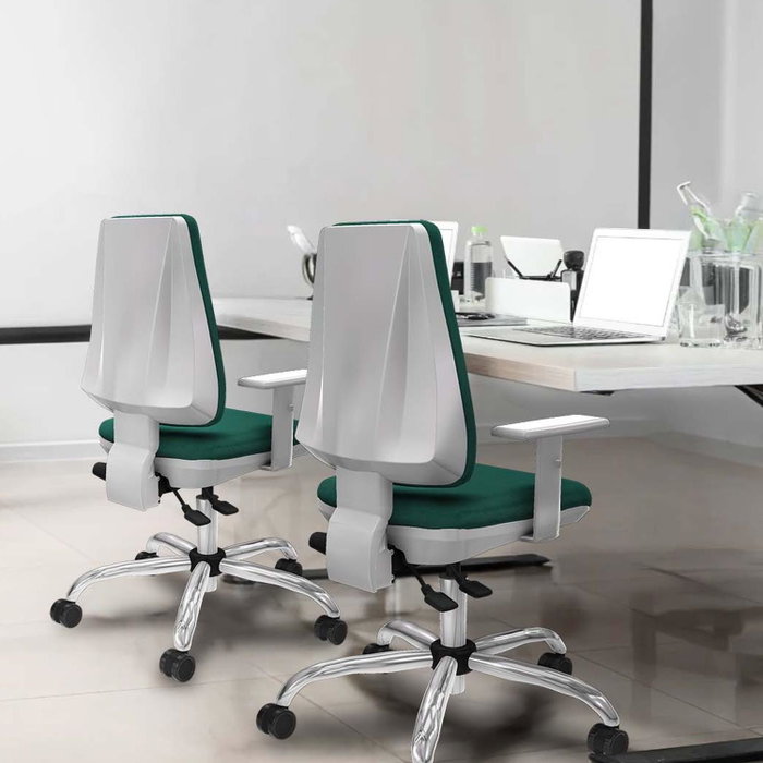 PIQUERAS Y CRESPO Silla de oficina Elche con mecanismo Asincro, Gris