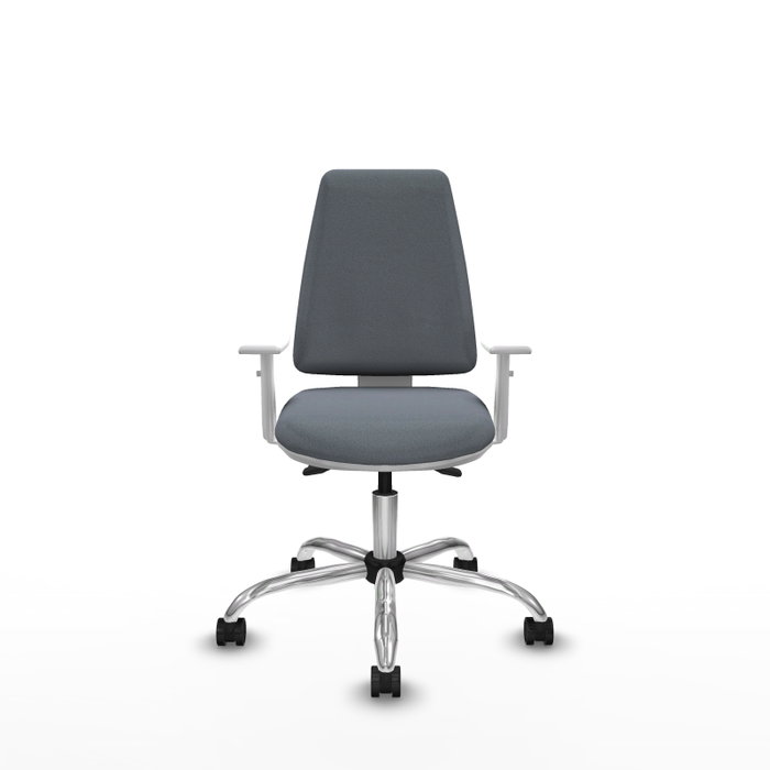 PIQUERAS Y CRESPO Silla de oficina Elche con mecanismo Asincro, Gris