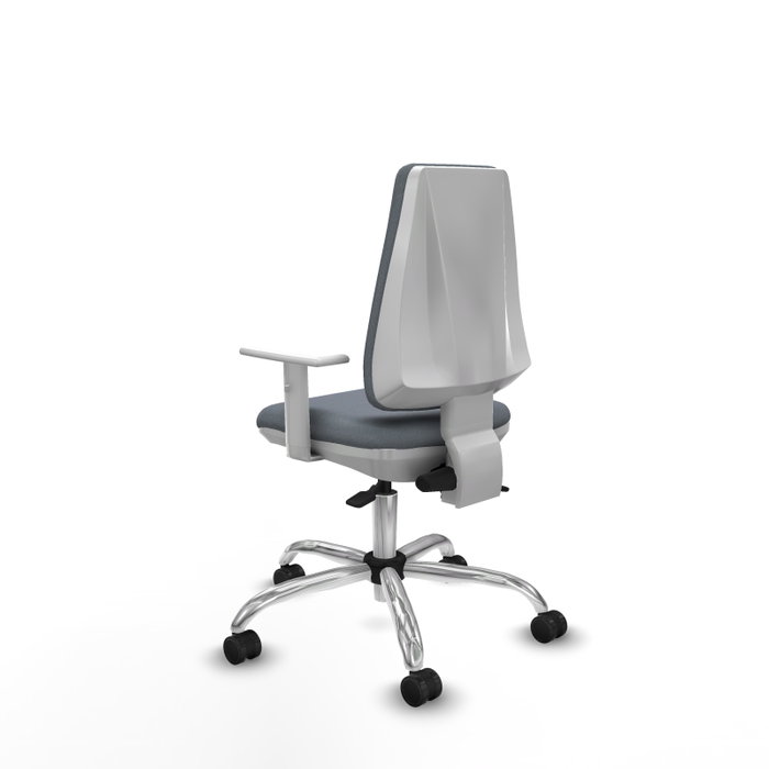 PIQUERAS Y CRESPO Silla de oficina Elche con mecanismo Asincro, Gris