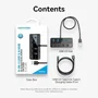 Vention Hub USB 3.0 Hub Concentrador 4 puertos USB-A + 1 USB-C PD con cable Vention CHWBF