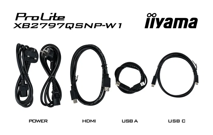 iiyama ProLite XB2797QSNP-W1 Blanco 27 QHD IPS 75Hz USB-C KVM LAN