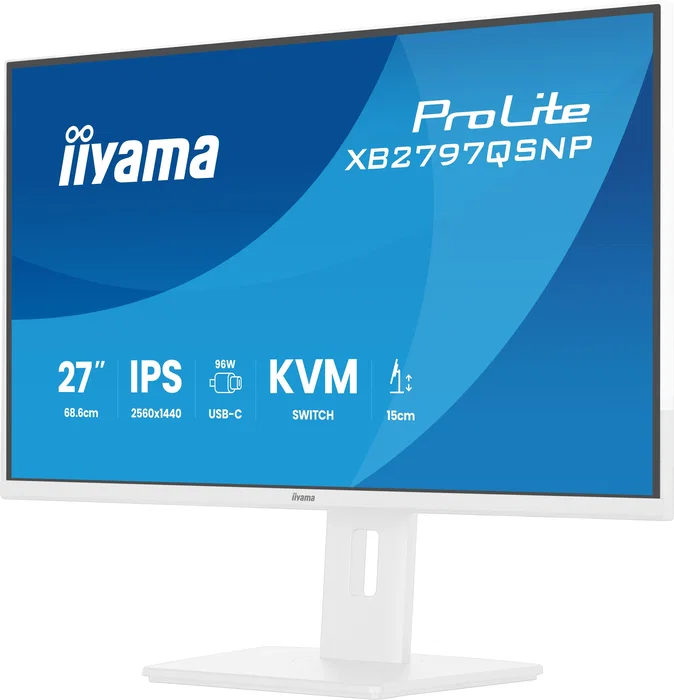 Iiyama ProLite XB2797QSNP-W1 Monitor de 27 pulg. Quad HD IPS Blanco