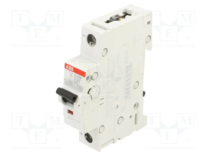 ABB S200M UC S201M-C32UC Interruptor Magnetotérmico 1 Polo 32A ABB S200M UC S201M-C32UC Interruptor Magnetotérmico 1 Polo 32A