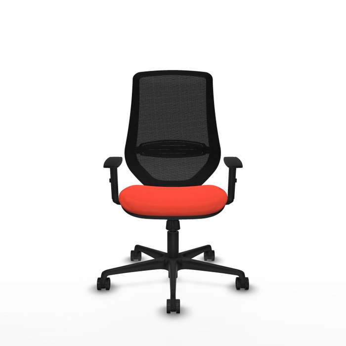 PIQUERAS Y CRESPO Silla de oficina Mardos con mecanismo Sincro, Naranja oscuro y Negro PIQUERAS Y CRESPO Silla de oficina Mardos con mecanismo Sincro, Naranja oscuro y Negro