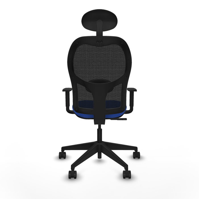 PIQUERAS Y CRESPO Silla de oficina Alocén Azul y Negro con Mecanismo Sincro PIQUERAS Y CRESPO Silla de oficina Alocén Azul y Negro con Mecanismo Sincro